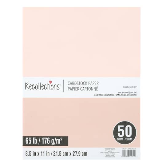 8.5" x 11" Cardstock Paper by Recollections™, 50 Sheets